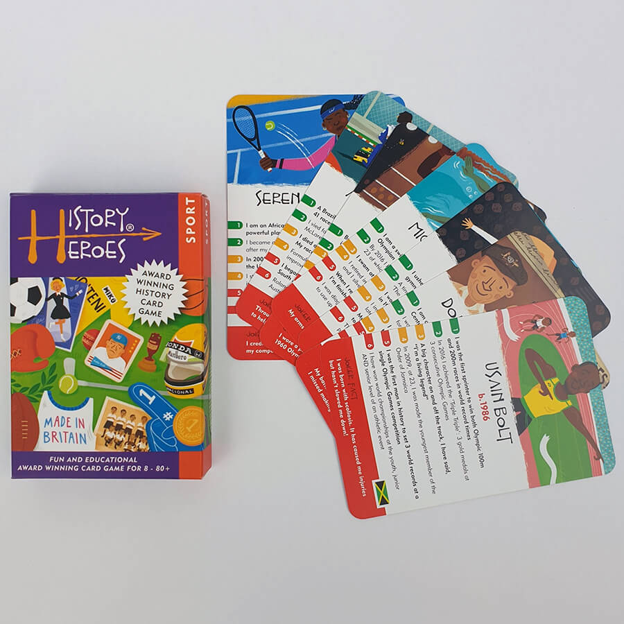 History Heroes Card Game: Sport