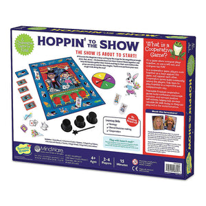 Hoppin' To The Show Cooperative Board Game - Peaceable Kingdom