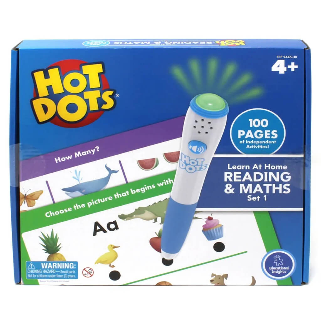 Hot Dots Learn at Home Reading & Maths Set 1 - Learning Resources