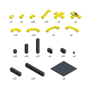 Hubelino Pi Marble Run Starter Set (214 Piece) - Hubelino