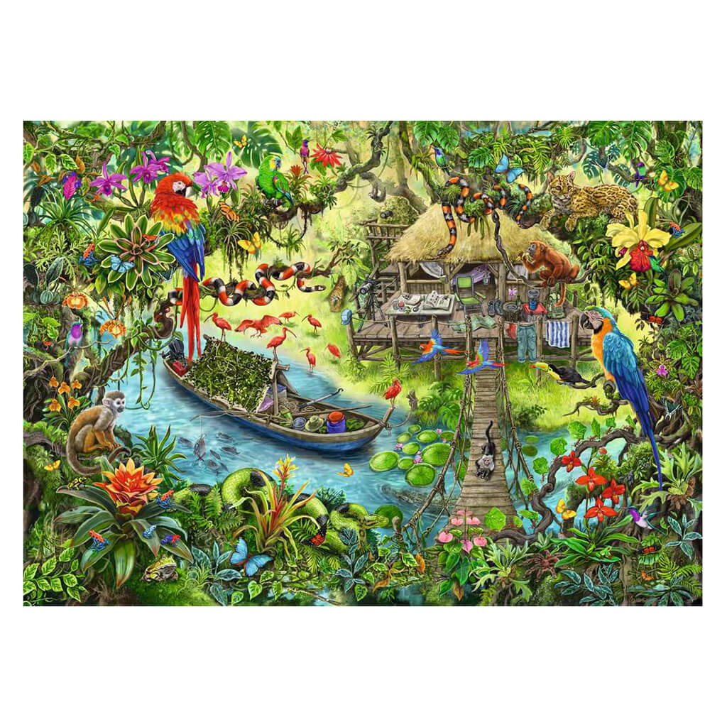 Kids Escape Puzzle: Jungle (368 Piece Jigsaw) - Steam Rocket