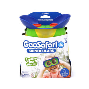 GeoSafari Jr. Kidnoculars Children's Binoculars - Steam Rocket