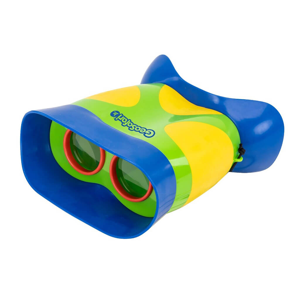 GeoSafari Jr. Kidnoculars Children's Binoculars - Steam Rocket