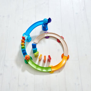 Kullerbu Kringel Domino Wooden Ball Track Starter Set - Haba