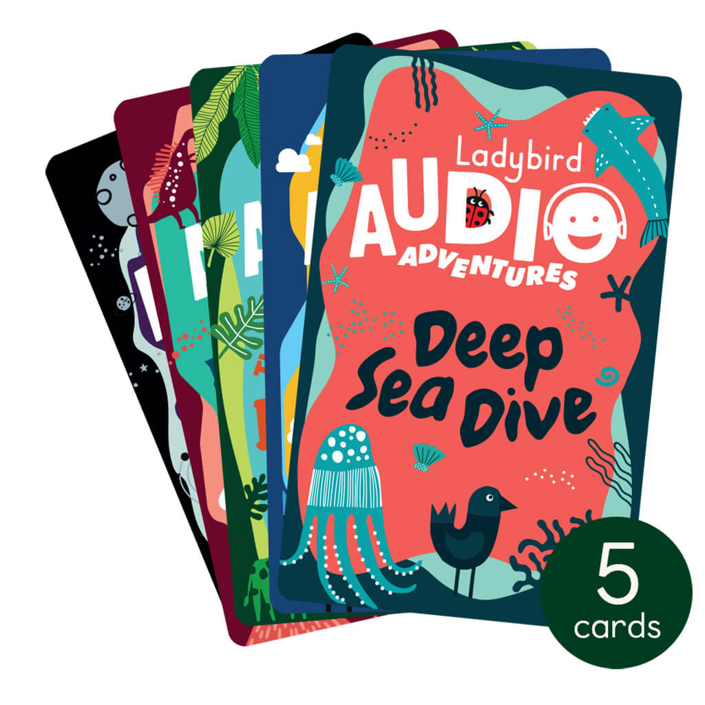 Ladybird Audio Adventures Volume 1 - Cards for Yoto Player / Mini - Yoto (5 Cards)