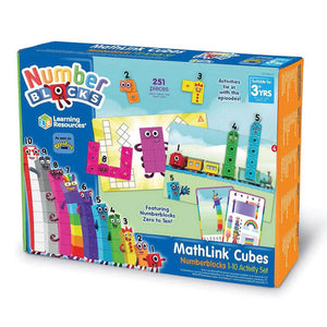 Numberblocks Mathlink Maths Cubes 1-10 Early Years Activity Set - Steam Rocket