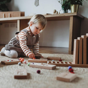 Number Counting Blocks Wooden Learning Resource - The Little Coach House