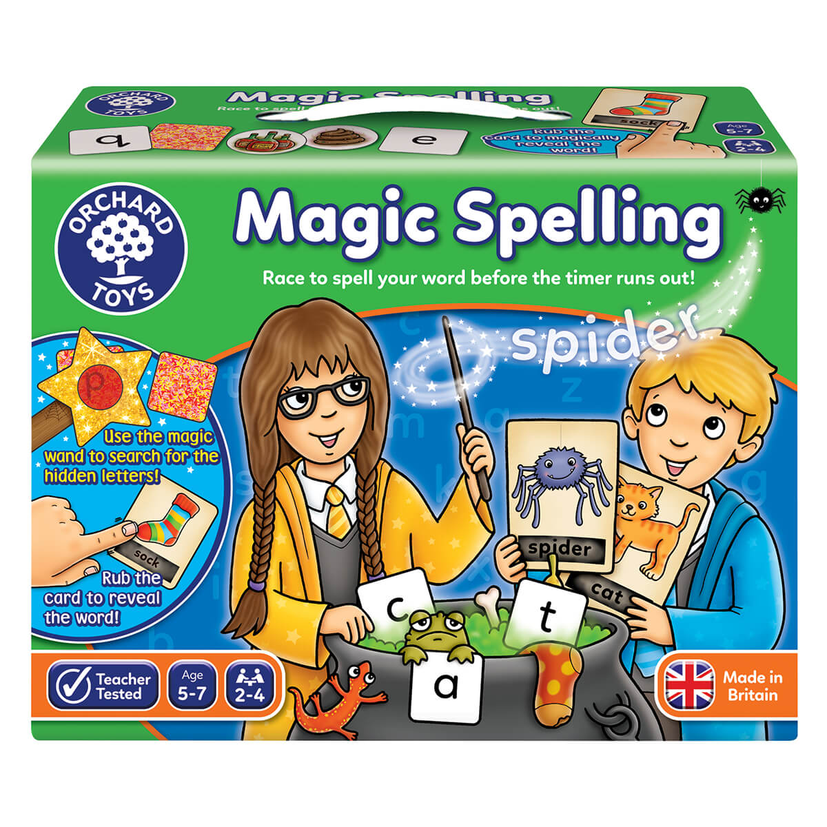 Magic Spelling Literacy Game - Steam Rocket