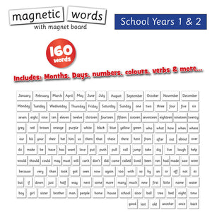 Magnetic Words for Years 1 & 2 - Fiesta Crafts