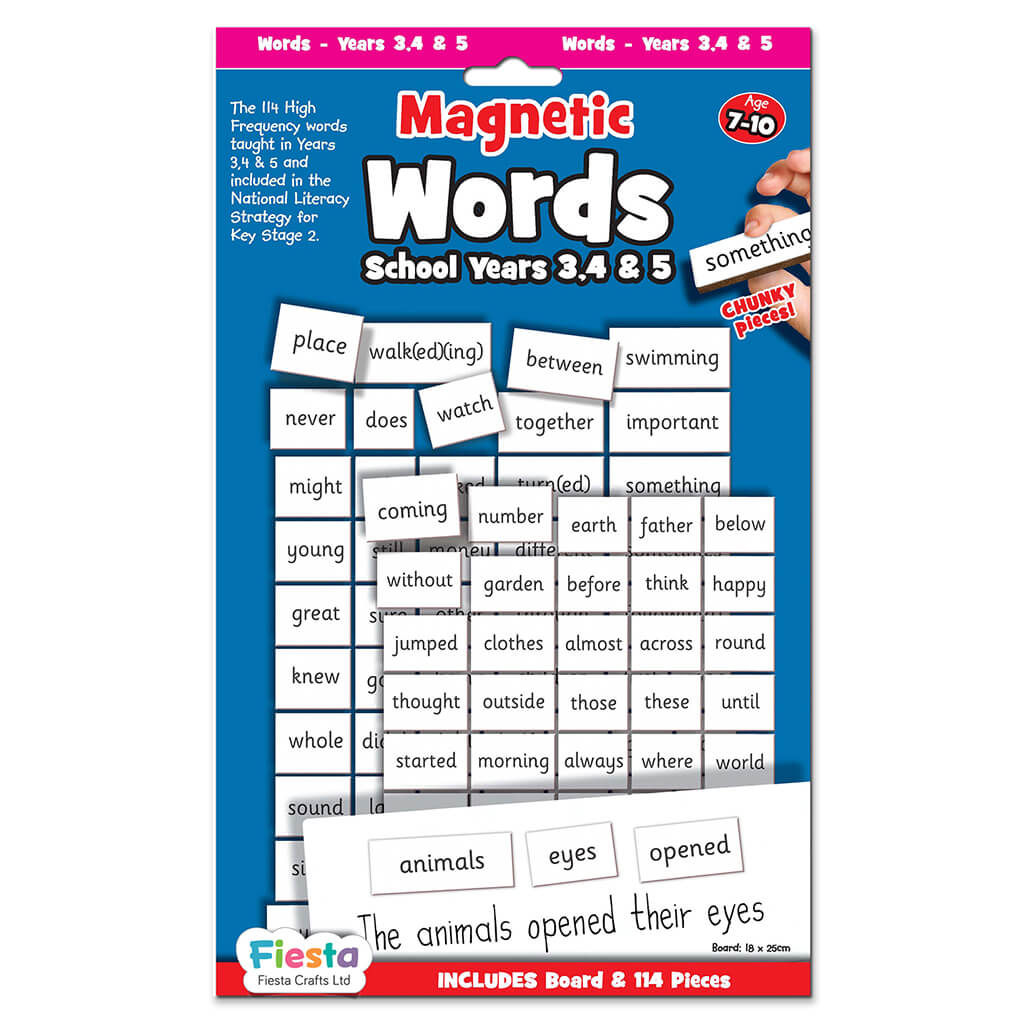 Magnetic Words for Years 3, 4 and 5 - Fiesta Crafts