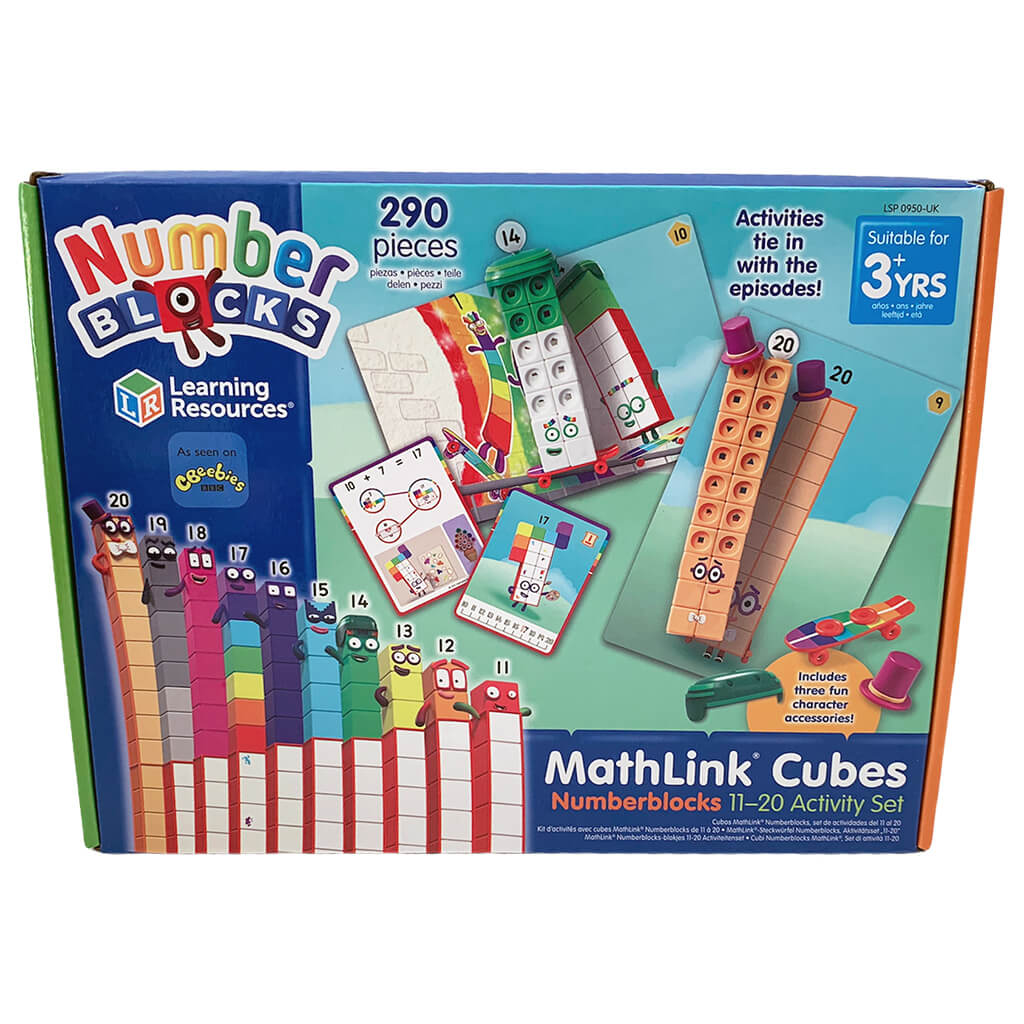 Numberblocks Mathlink Maths Cubes 11-20 Activity Set - Learning Resources