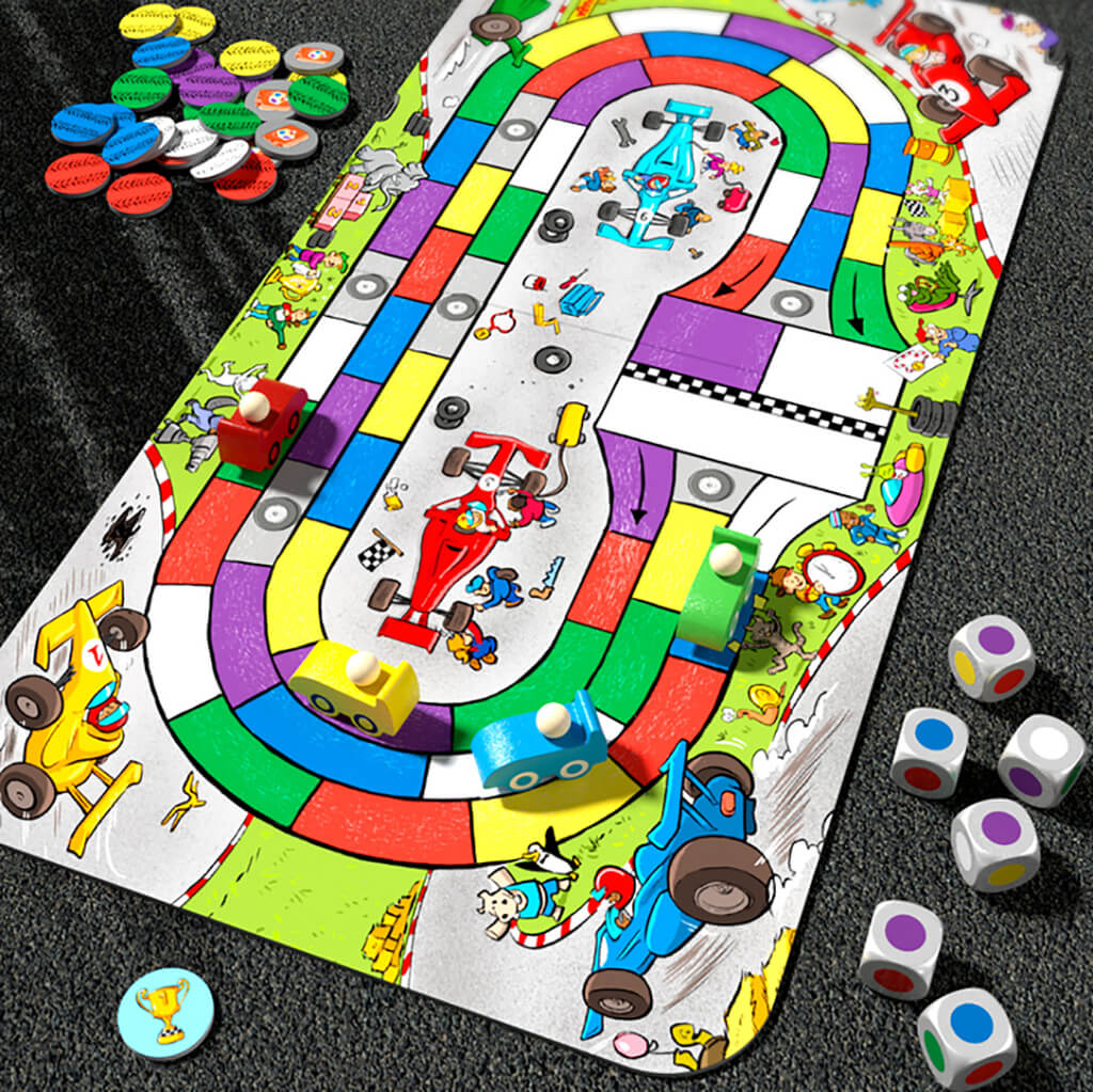 Monza 20th Anniversary Edition Game Tin - Haba (with Free Wooden Car Pendant)