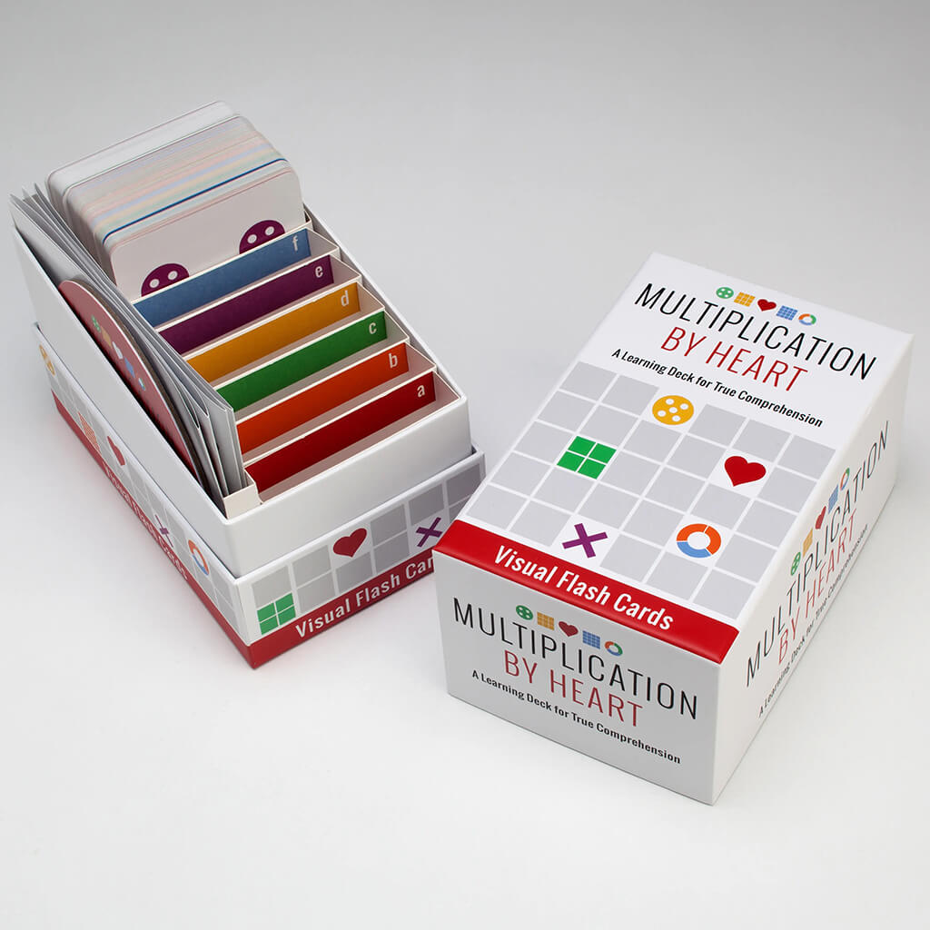 Electronic math deals flash cards