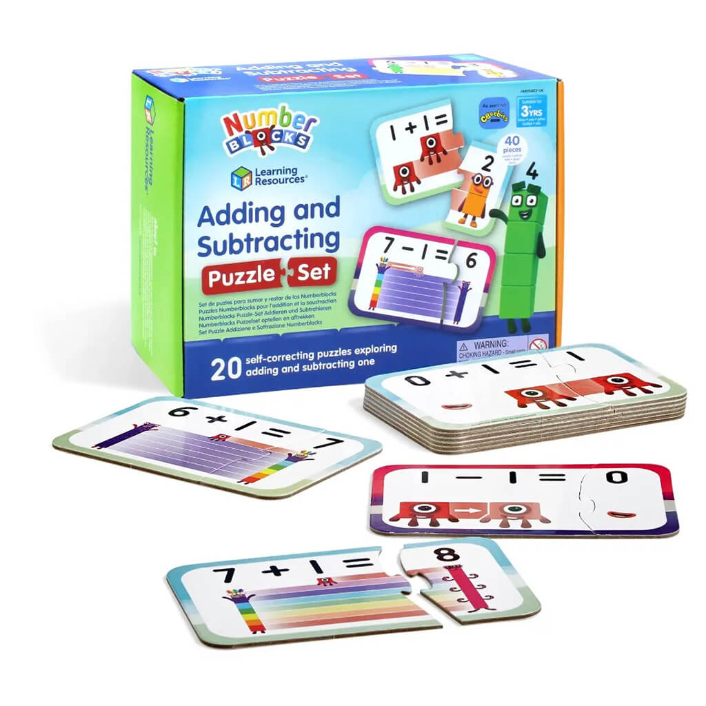 Numberblocks Adding and Subtracting Puzzle Set - Learning Resources