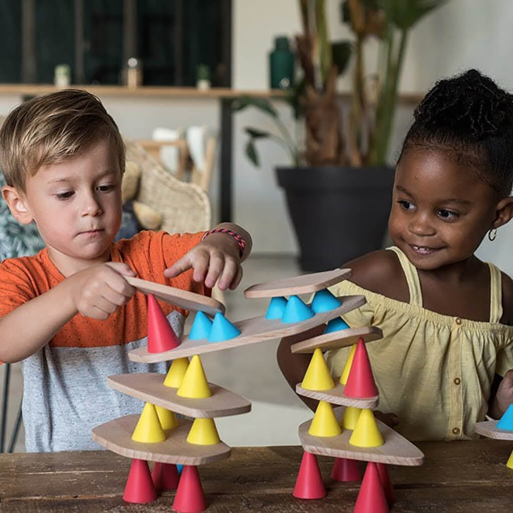 Piks Medium (44 Piece) Construction Set with Creative Cards - Oppi (DAMAGED BOX)