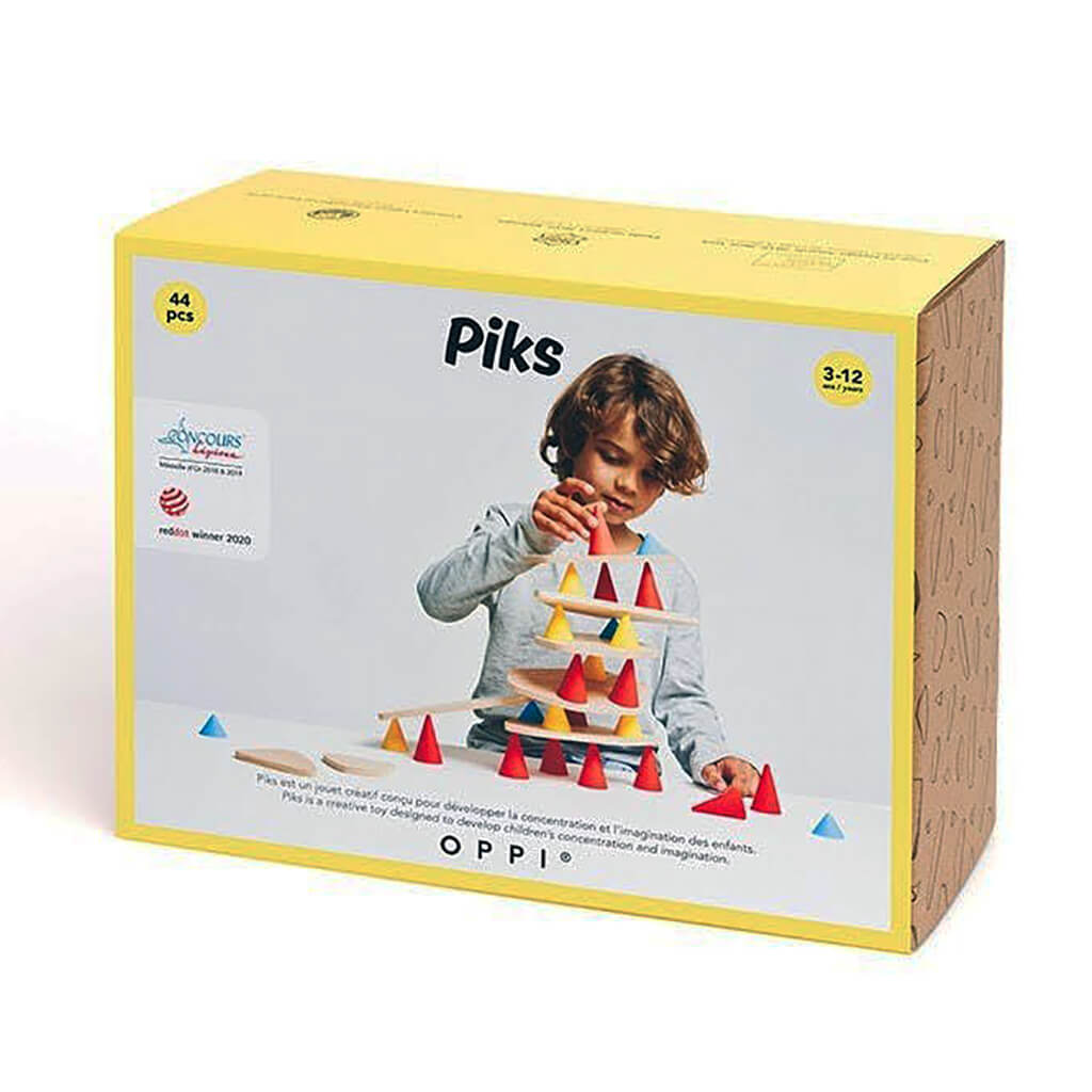 Piks Medium (44 Piece) Construction Set - Oppi