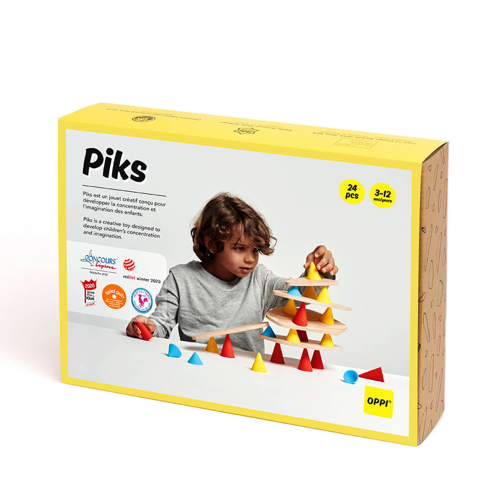 Piks Small (24 Piece) Construction Set - Oppi