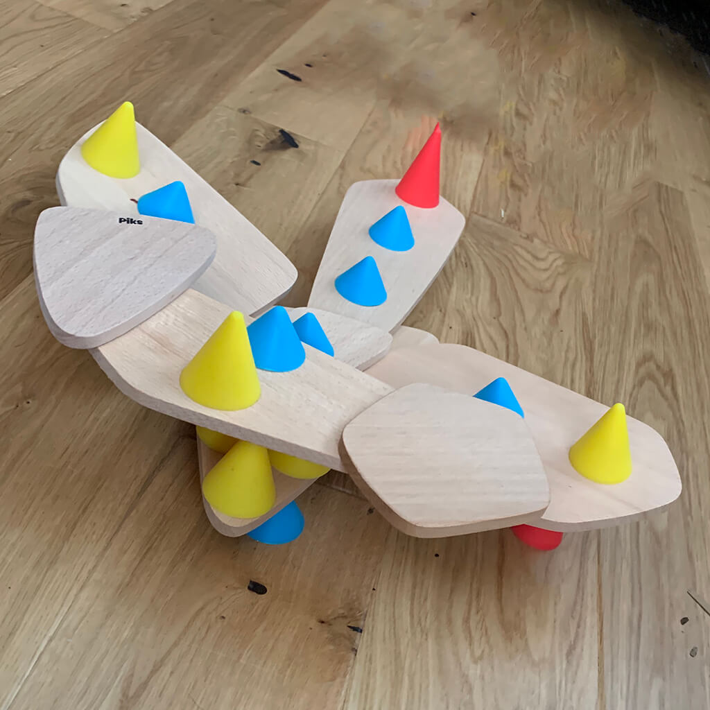 Piks Medium (44 Piece) Construction Set with Creative Cards - Oppi (DAMAGED BOX)