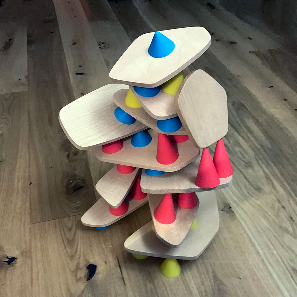 Piks Medium (44 Piece) Construction Set with Creative Cards - Oppi (DAMAGED BOX)