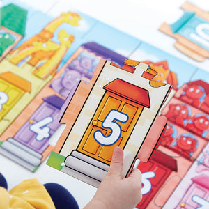 Number Street Jumbo Jigsaw Puzzle and Poster - Orchard Toys