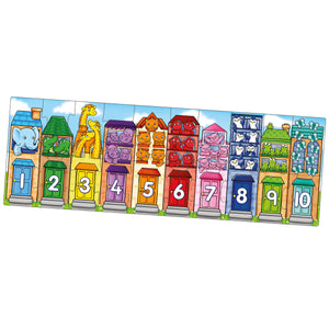 Number Street Jumbo Jigsaw Puzzle and Poster - Orchard Toys