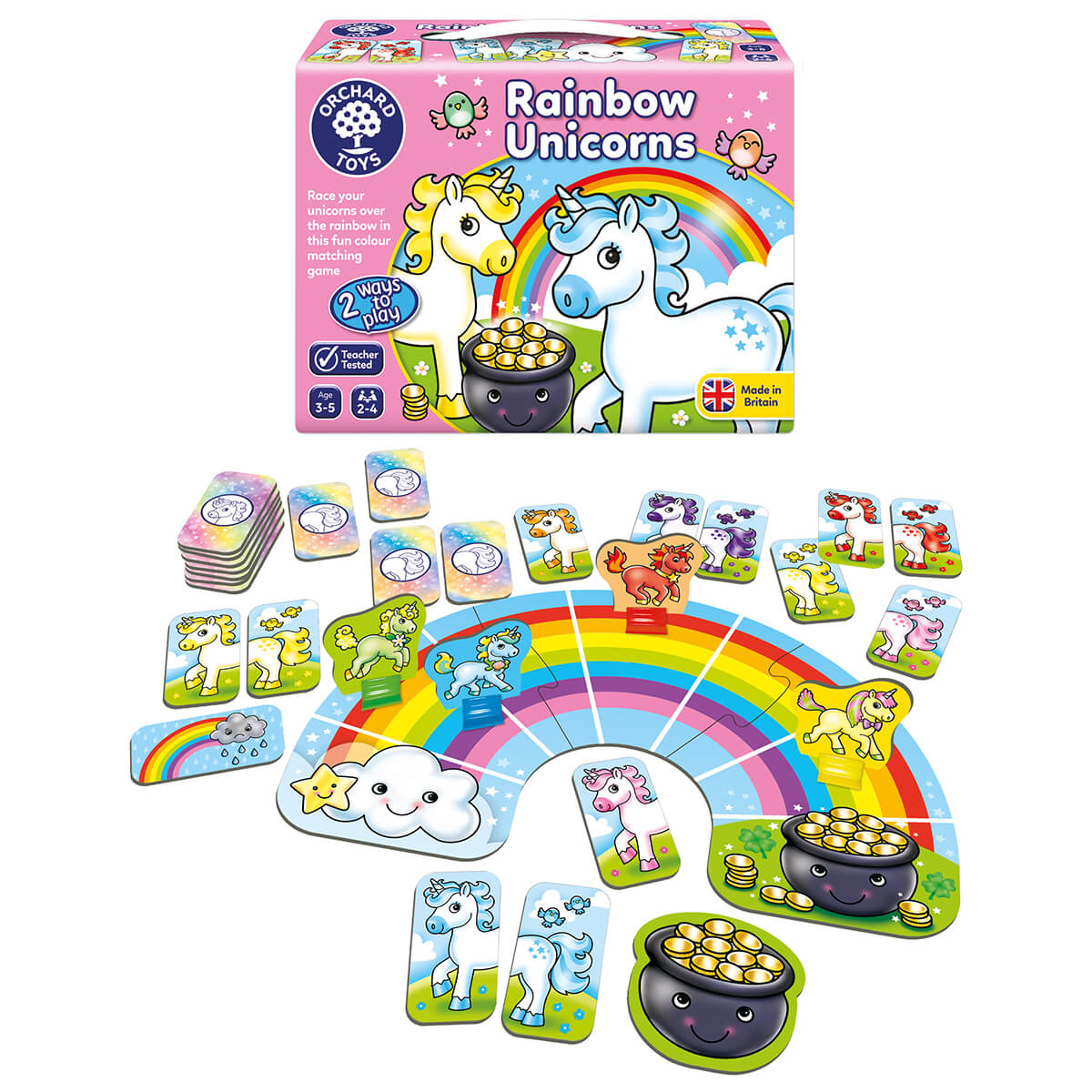 Rainbow Unicorns Colour Matching Game - Steam Rocket