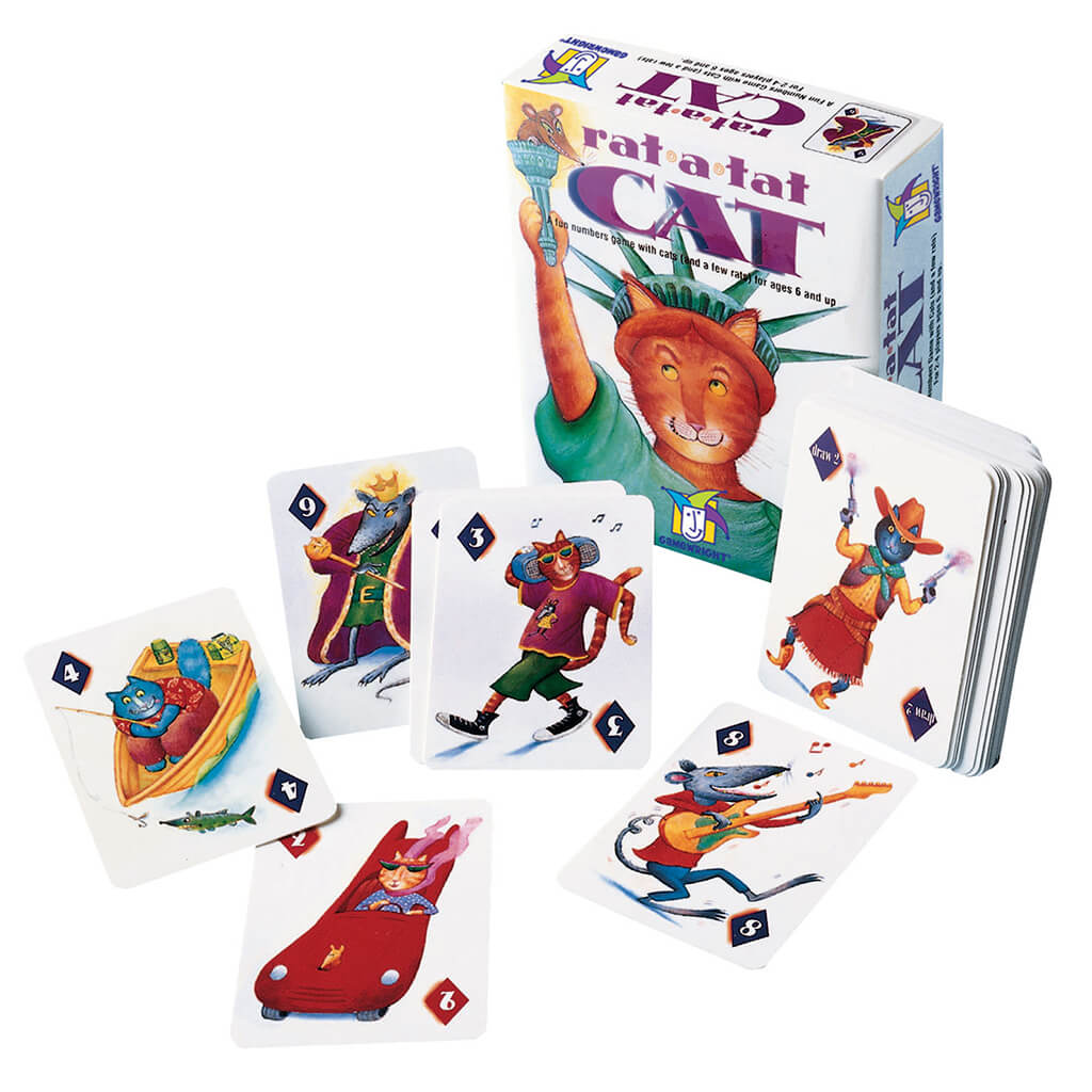 Rat-A-Tat Cat Card Game - Gamewright