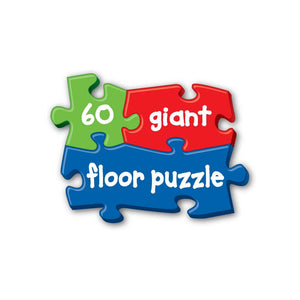 Endangered Animals Giant 60-Piece Floor Jigsaw Puzzle - Steam Rocket