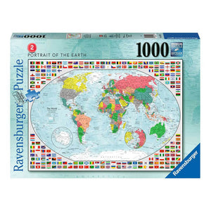 Portrait Of The Earth 1000-Piece Jigsaw Puzzle - Steam Rocket