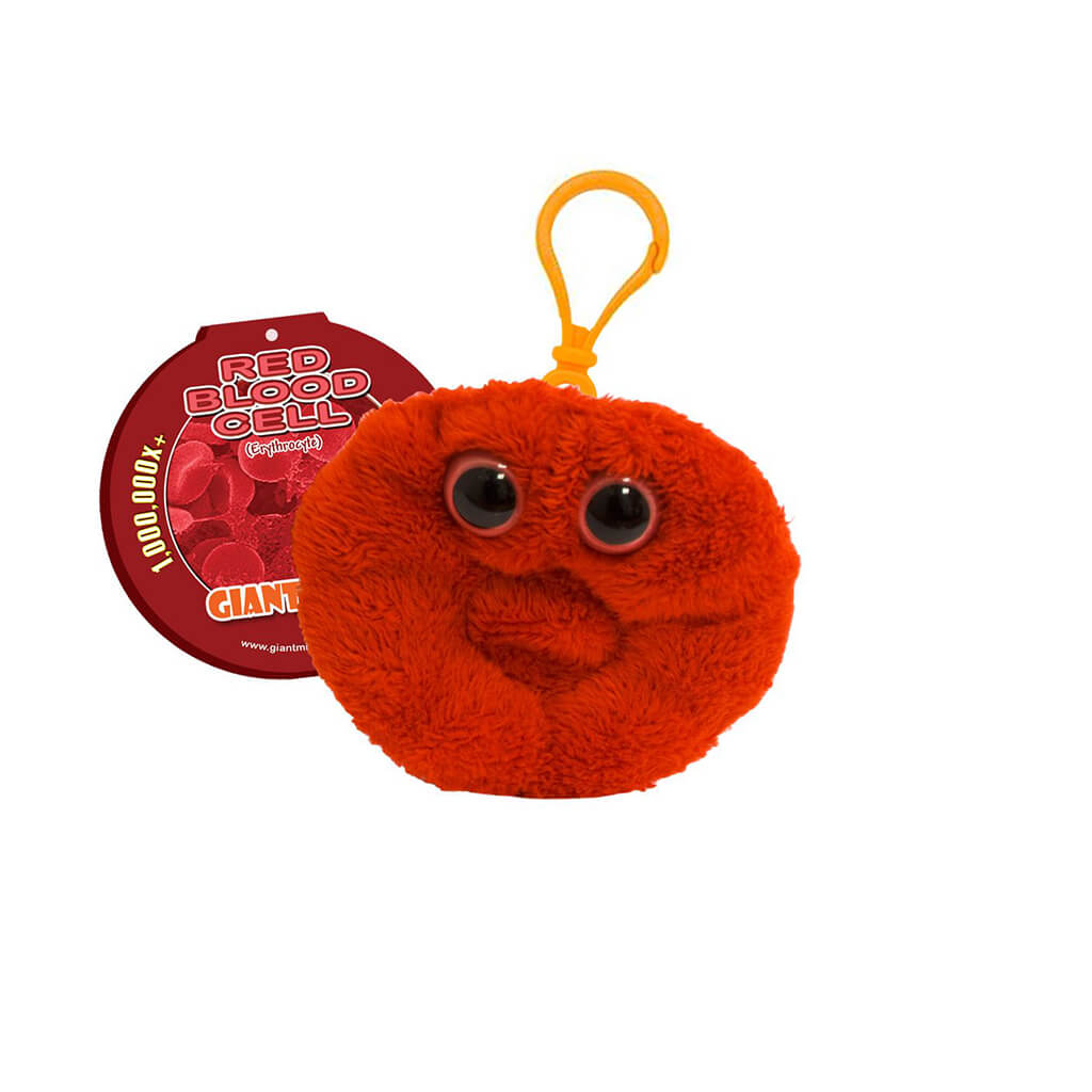 Red Blood Cell Key Ring - Giant Microbes