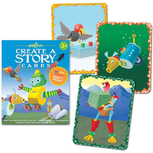 Robot's Mission Create a Story Cards - eeBoo