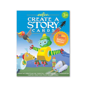 Robot's Mission Create a Story Cards - eeBoo