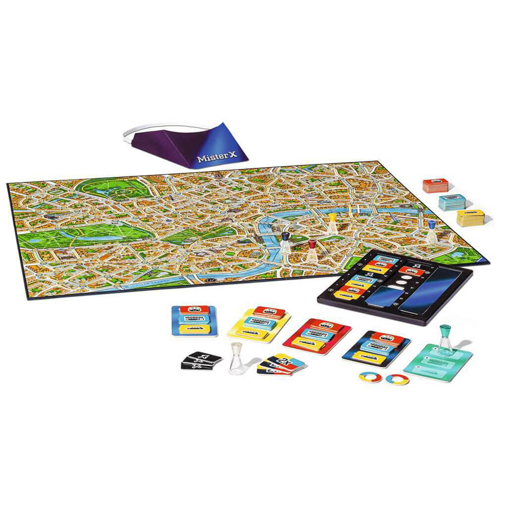 Scotland Yard Strategic Board Game - Steam Rocket