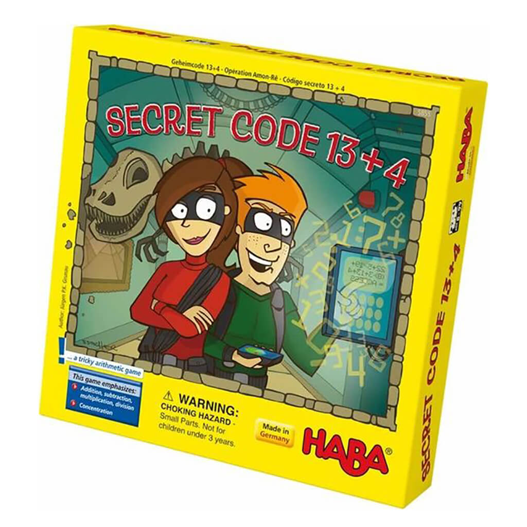 Secret Code 13+4 Arithmetic Game - Haba
