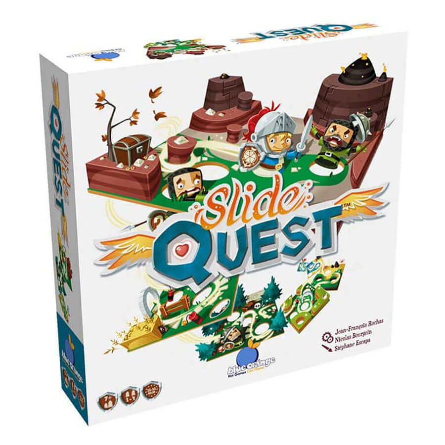 Slide Quest Cooperative Dexterity Board Game - Steam Rocket
