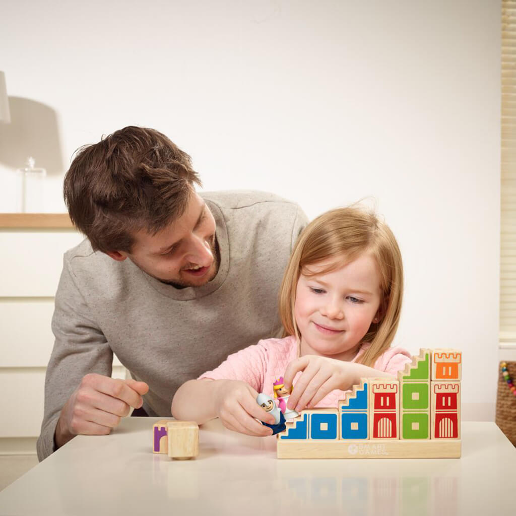 Camelot Jr Wooden Logic Puzzle Game - Steam Rocket