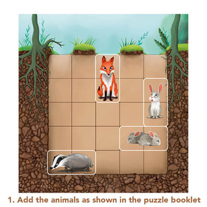 Down The Rabbit Hole Magnetic Puzzle Game - SmartGames