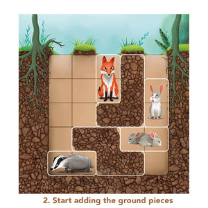 Down The Rabbit Hole Magnetic Puzzle Game - SmartGames