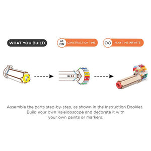 Kaleidoscope Wooden STEAM Construction Kit  - Smartivity