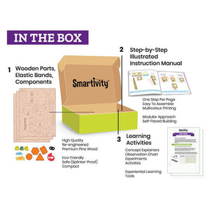 Kaleidoscope Wooden STEAM Construction Kit  - Smartivity