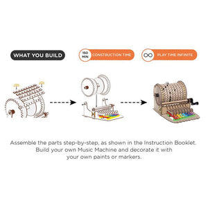 Music Machine Wooden STEAM Construction Kit  - Smartivity