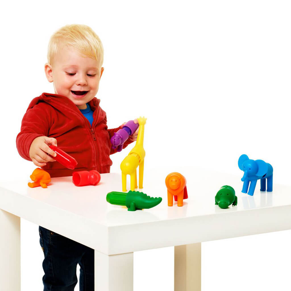 My First Safari Animals Magnetic Construction Set SmartMax Steam Rocket