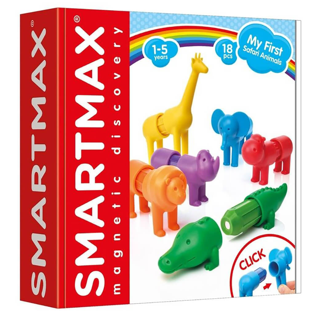 SmartMax Build & Roll (44 pcs) STEM Magnetic Discovery Building Set Ages 3+