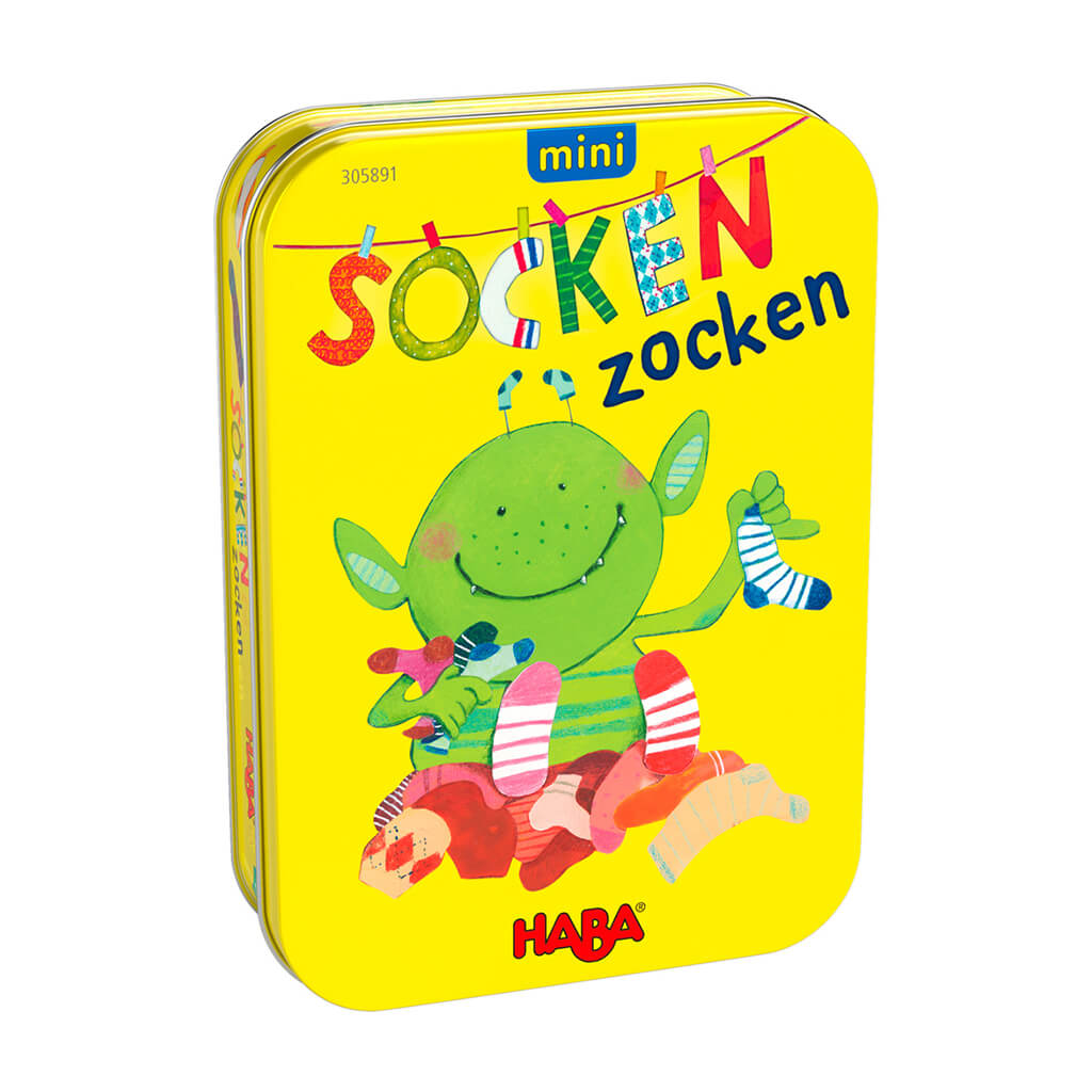 Socken Zocken Matching Mini Game-In-A-Tin - Haba