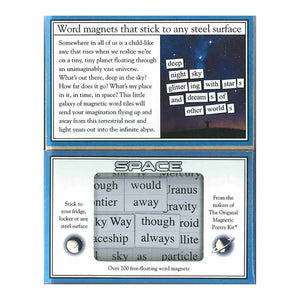 Space Magnetic Words - Magnetic Poetry