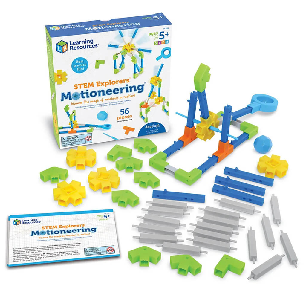 Stem Explorers: Motioneering Engineering Construction Toy - Learning Resources