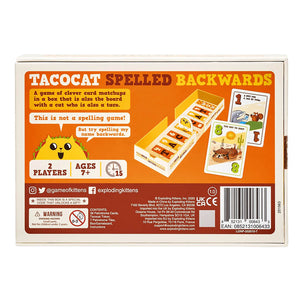 Tacocat Spelled Backwards Game - Exploding Kittens