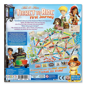 Ticket To Ride: First Journey Europe Board Game - Days Of Wonder