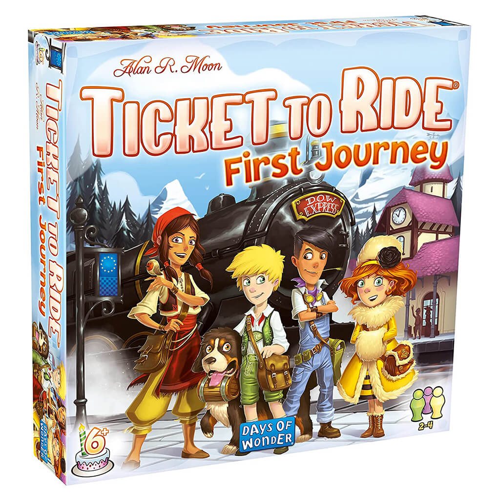 Ticket To Ride: First Journey Europe Board Game - Days Of Wonder
