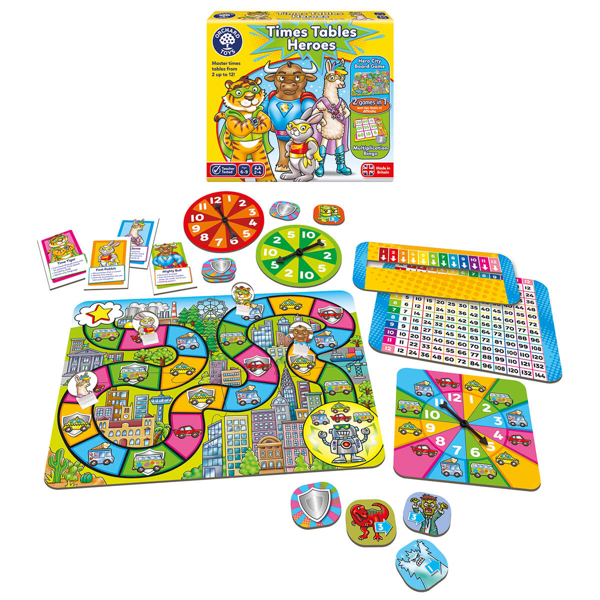 Times Tables Heroes 2-in-1 Maths Game - Steam Rocket